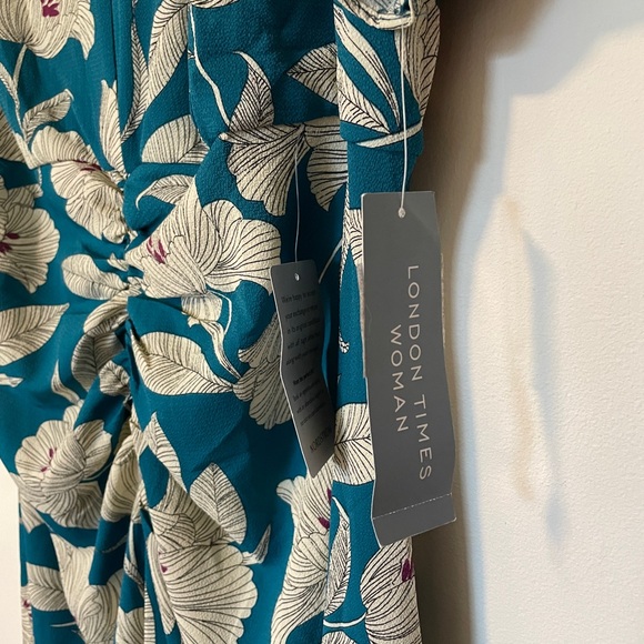 London Times midi short sleeve dress - Picture 4 of 8